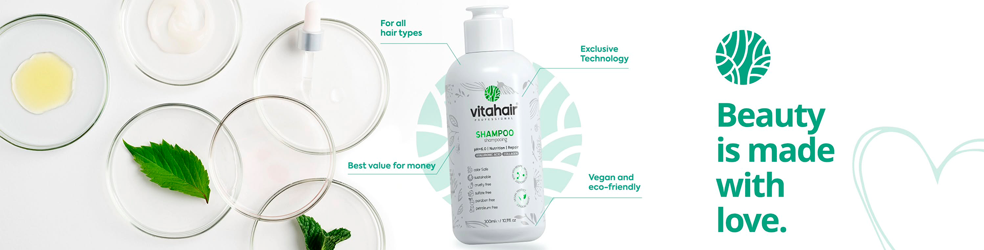 Shampoo - Home Care - Vitahair Professional - 300 ml - Slide 10